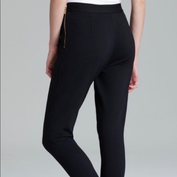 Kate Spade♠️ Eddie Black Pants with gold zipper - Picture 2 of 5